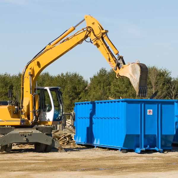 are there any restrictions on where a residential dumpster can be placed in Roscommon Michigan